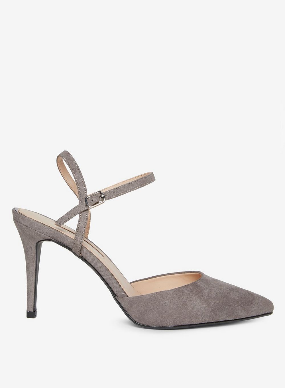 Grey ‘Edee’ Two Part Court Shoes – ShoppnShip